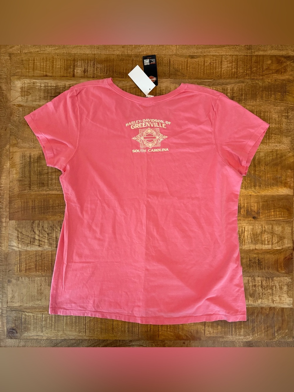 NWT Harley-Davidson Circuit LDS Dye V-Neck Shirt - Picture 2 of 4